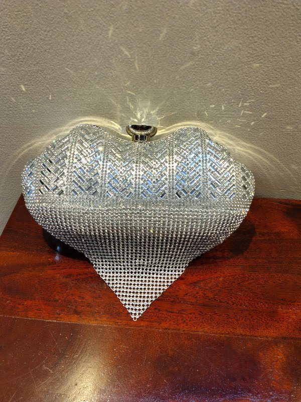 Wedding  heart shape purse — Chic Purses by Abhas Creations