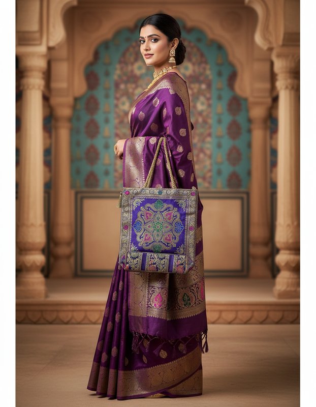Banarasi gifting bag — Chic Purses by Abhas Creations