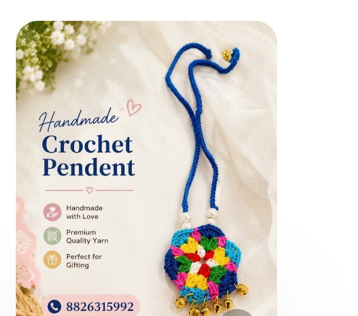 Crochet necklace — Sutram