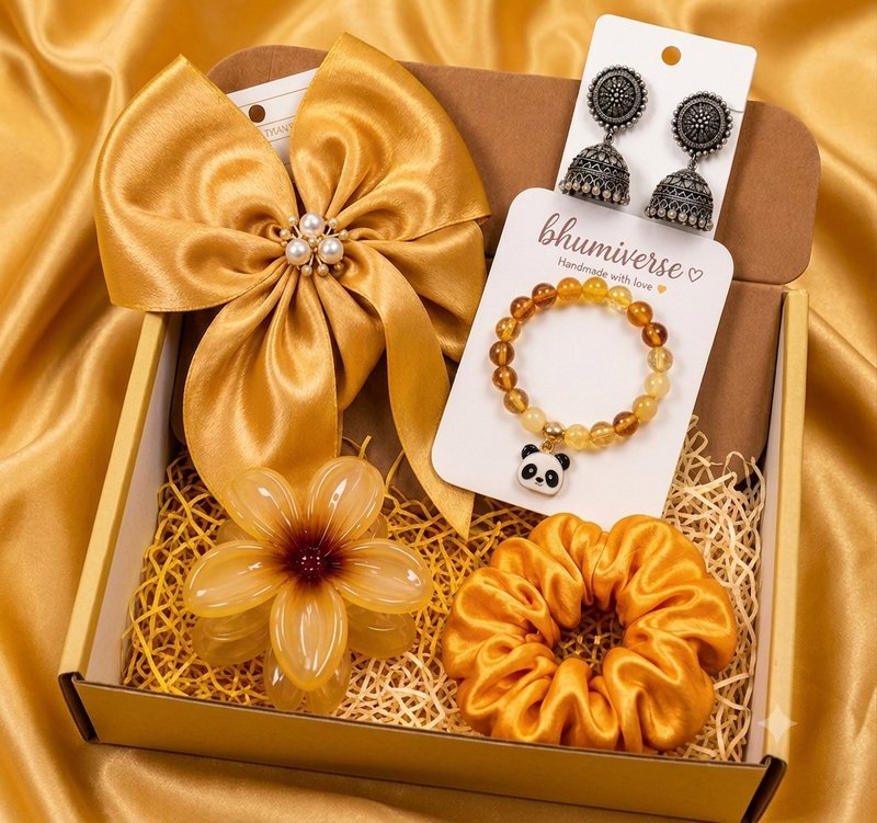 Bhumiverse Handmade Gift Hamper – Yellow — Bhumiverse