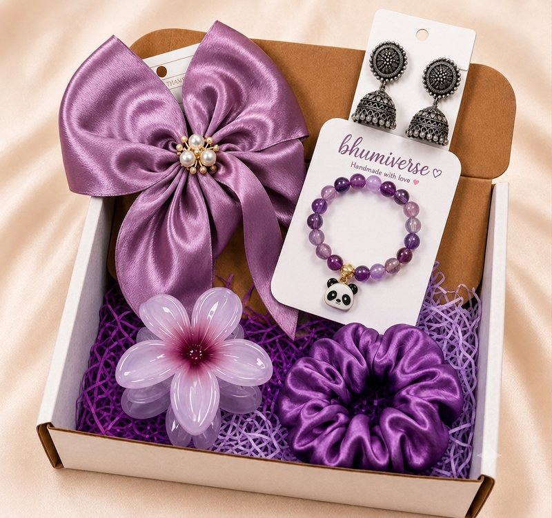 Bhumiverse Handmade Gift Hamper – Purple — Bhumiverse