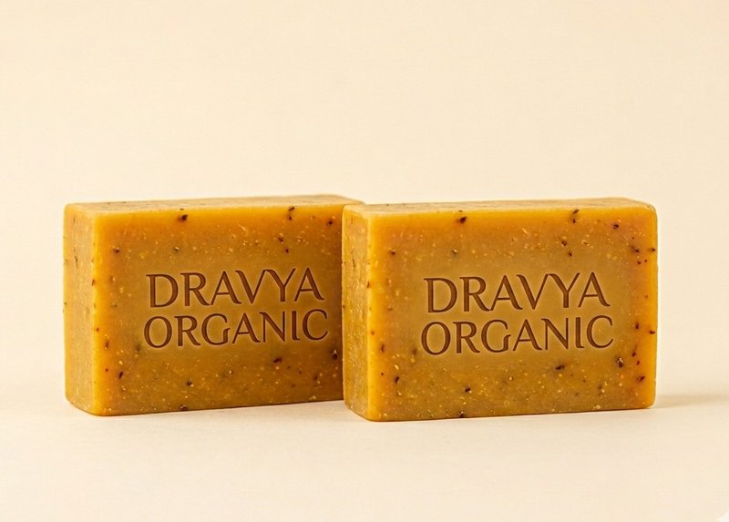 Dravya Organic Kesuda Herbal Soap — Dravya Organic