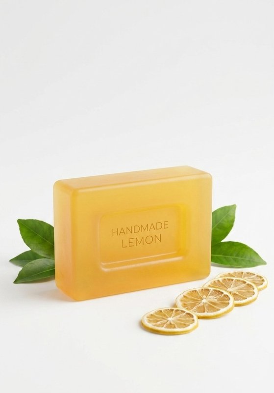 Zesty lemon handmade soap - Refresh & Glow Naturally — Dravya Organic