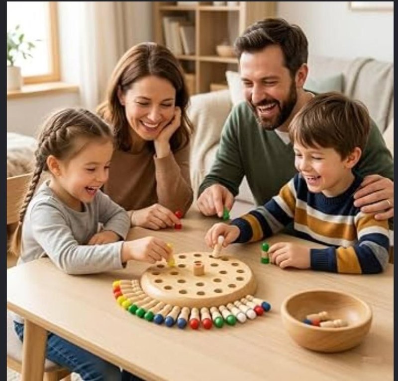 Wooden memory chess game — NP Homes