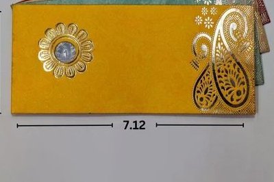 Paper Envelope Golden design 10 pieces — Unique Multi Store
