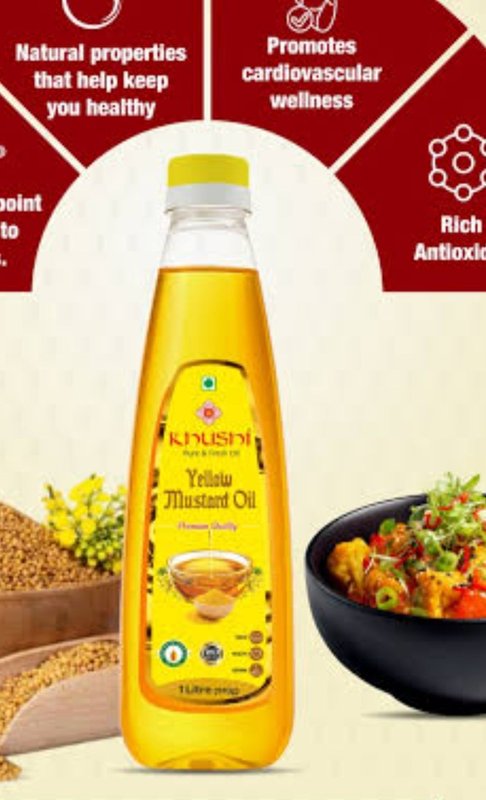 Khushi Yellow Mustard Oil — Unique Multi Store