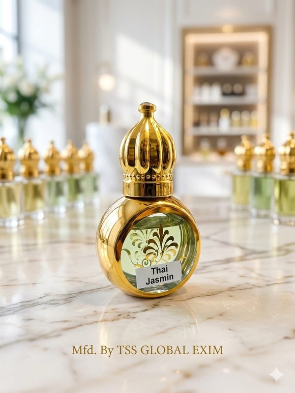 Thai Jasmin Premium Attar – 6 ml (Golden Bottle) — TSS GLOBAL EXIM 