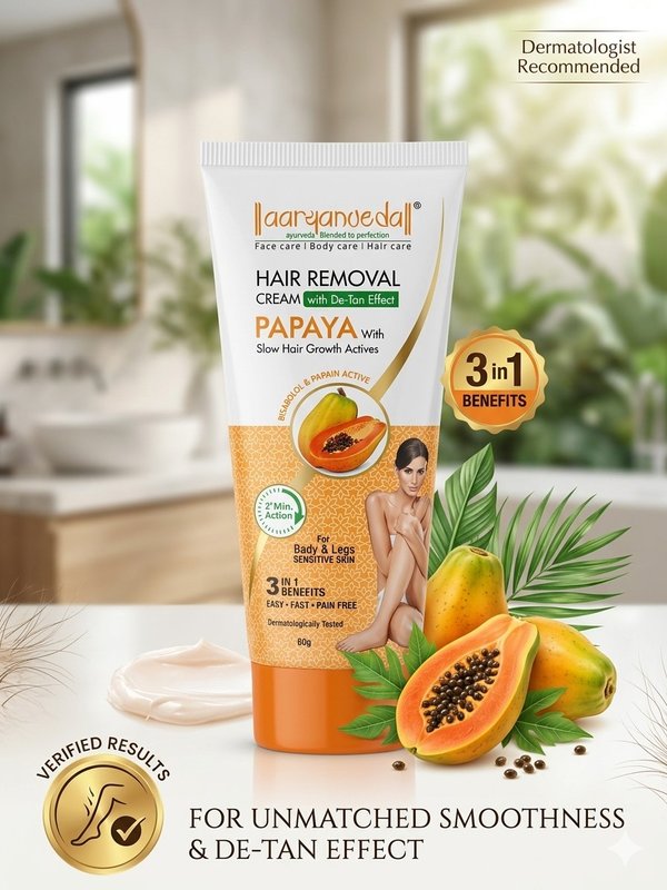 Aaryanveda Papaya Hair Remover — TSS GLOBAL EXIM 