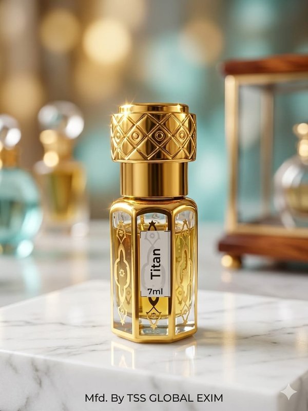 TITAN Premium Attar – 6 ml (Golden Bottle) — TSS GLOBAL EXIM 