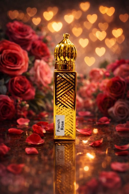 French Rose Premium Quality Attar (8 ml) – Elegant Gift Pack — TSS GLOBAL EXIM 