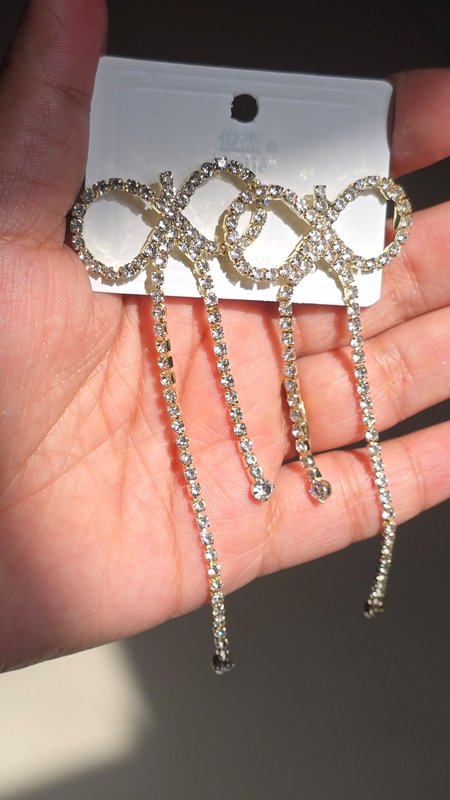 Long Bow Earrings — TheThingzhub