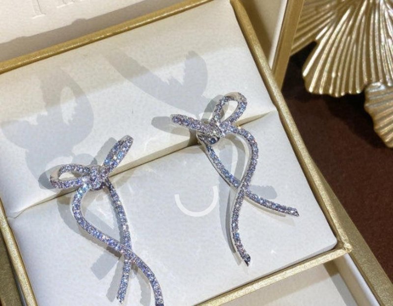 Tangled Bow Earrings — TheThingzhub