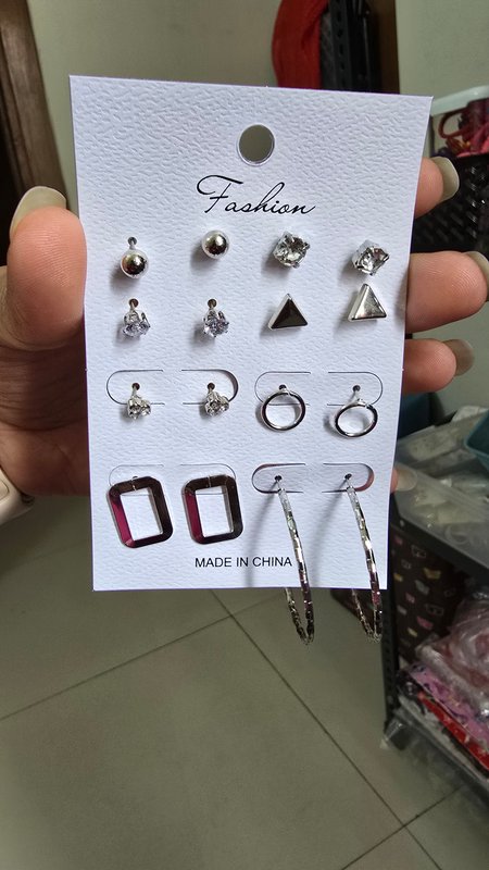 Silver Earrings Combo 1 — TheThingzhub