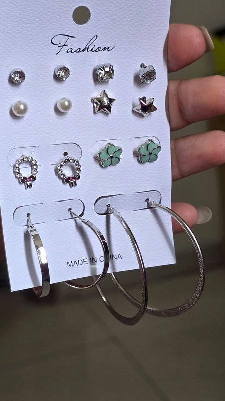 Silver Earrings  Combo — TheThingzhub