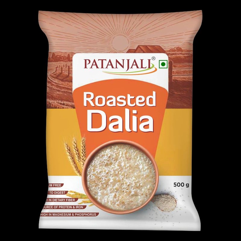Patanjali Roasted Dalia 500gm — Jaina Needs