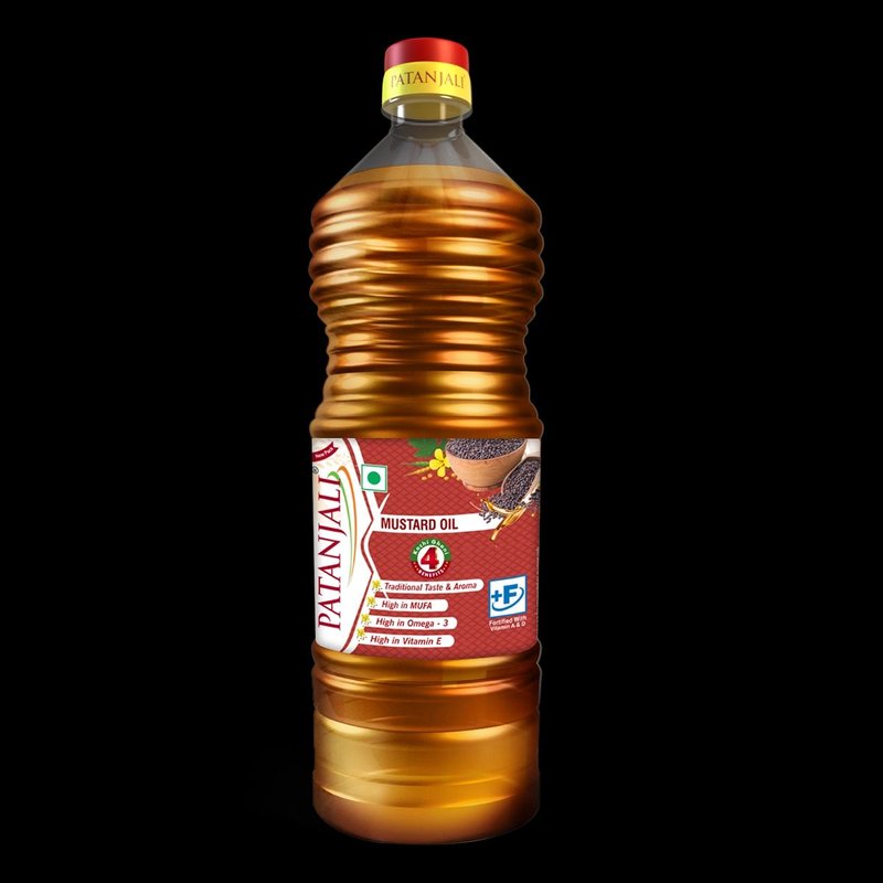 Patanjali sarso oil 1l — Jaina Needs