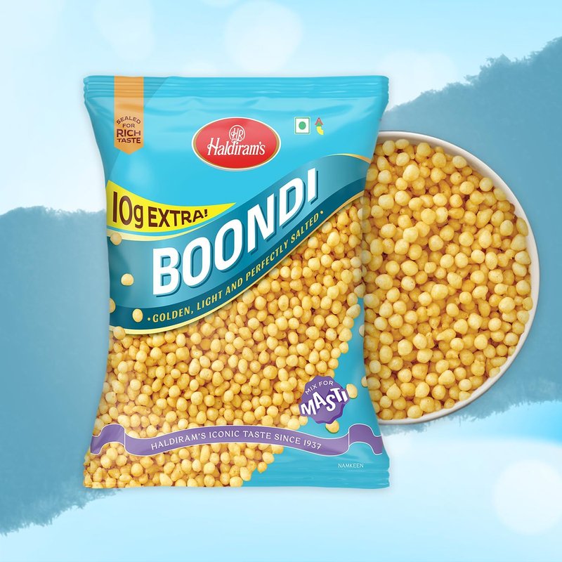Haldiram Boondi 200gm+10gm=210gm — Jaina Needs