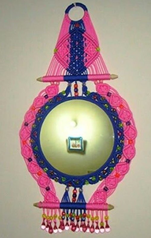Macrane Mirror — Laxmiradha Handmade Products
