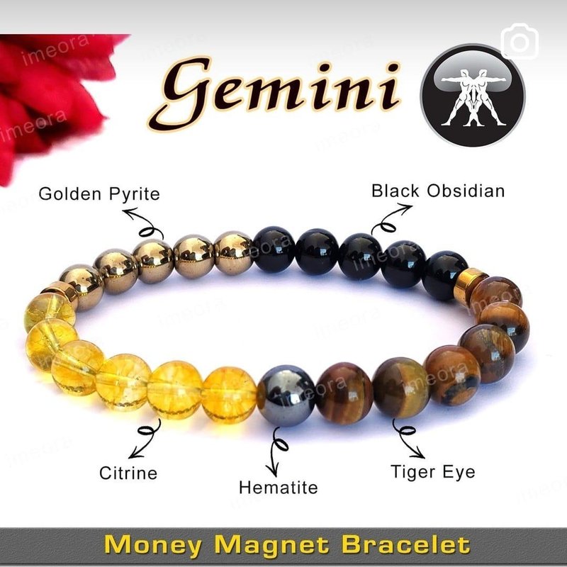 Gemini Money Magnet Bracelet — Naksh Crystal