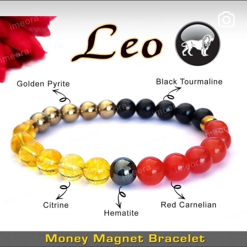 Leo Money Magnet Bracelet — Naksh Crystal