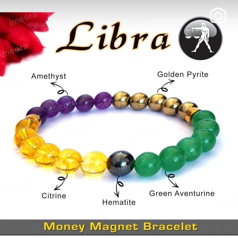 Libra Money Magnet Bracelet — Naksh Crystal