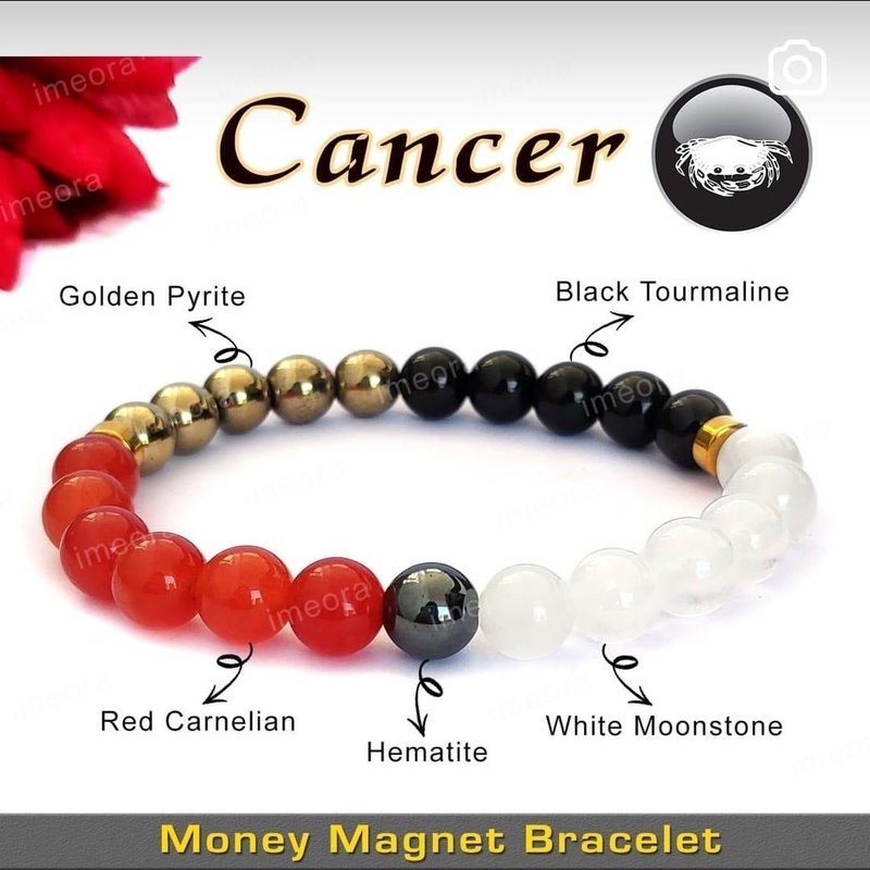 Cancer Money Magnet Bracelet — Naksh Crystal