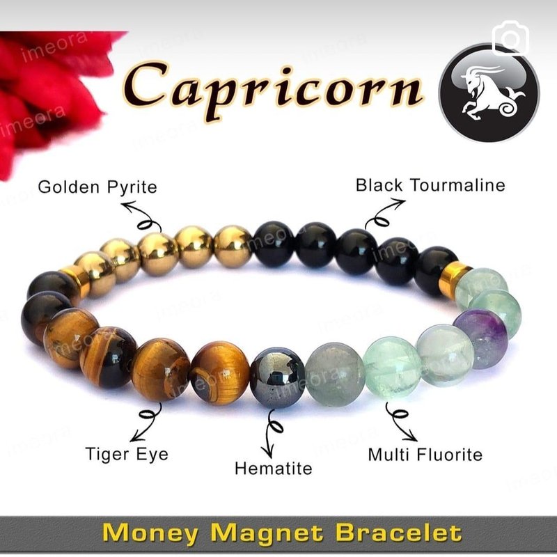Capricorn Money Magnet Bracelet — Naksh Crystal