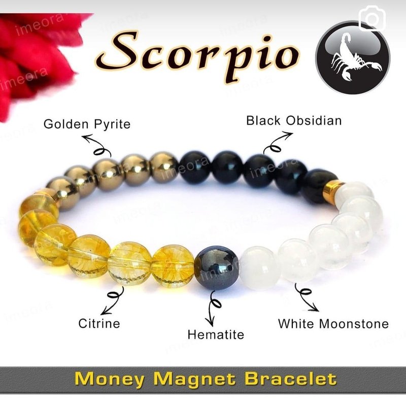 Scorpio Money Magnet Bracelet — Naksh Crystal