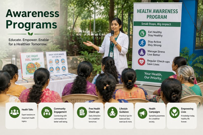 Health Awareness Programs — Dr. Rajendra Goel