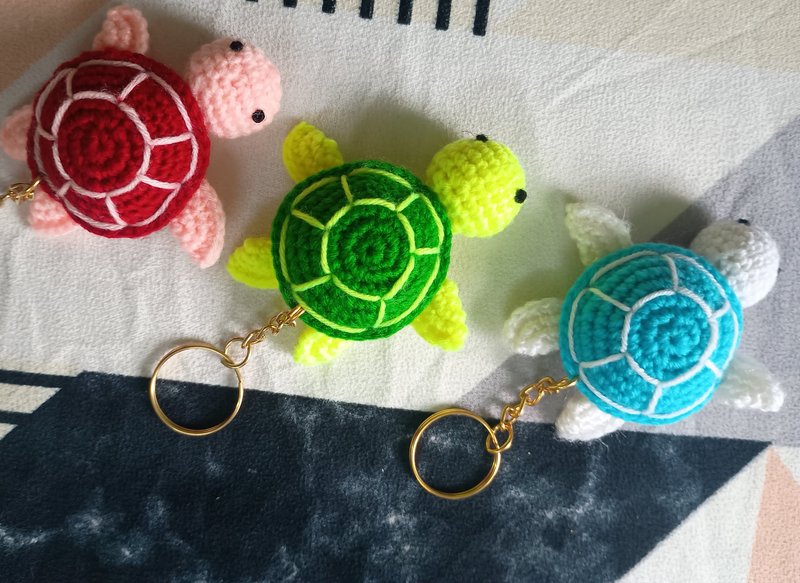 Crocheted Turtle Keychains — Shree Ji Art Gallery Crochet Handmade