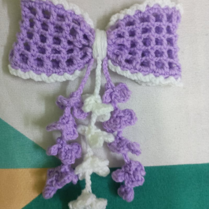 Handmade Crochet Butterfly Hair Clip — Shree Ji Art Gallery Crochet Handmade
