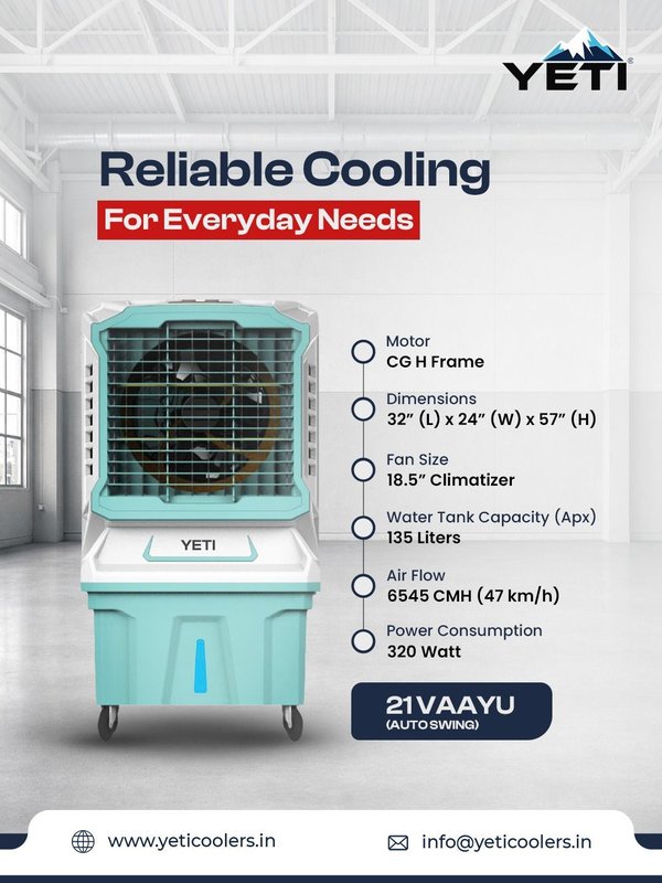Yeti Cooler — Kamboj Cooler Industries 