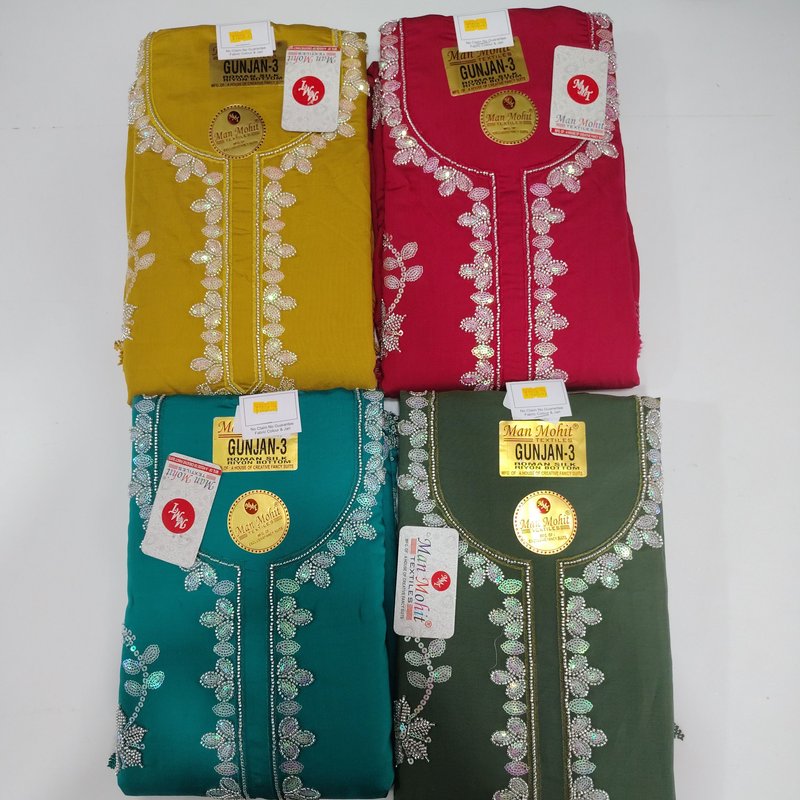 Crape Silk With Kadhai — Leela Fashion