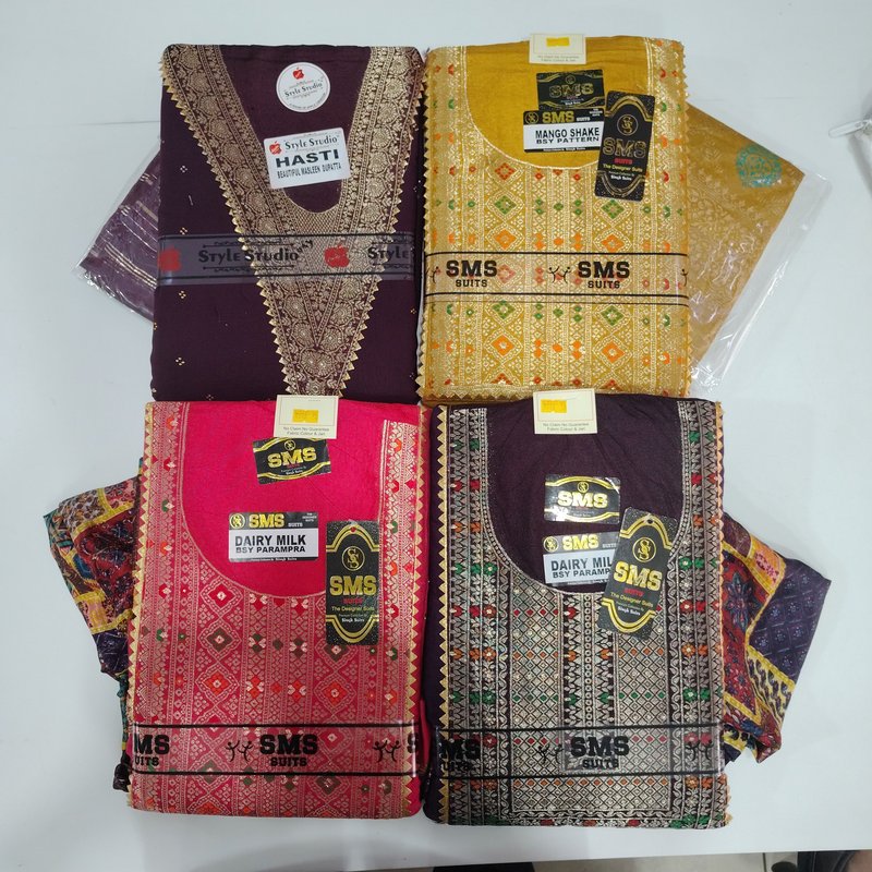 Cotton Silk Suit — Leela Fashion