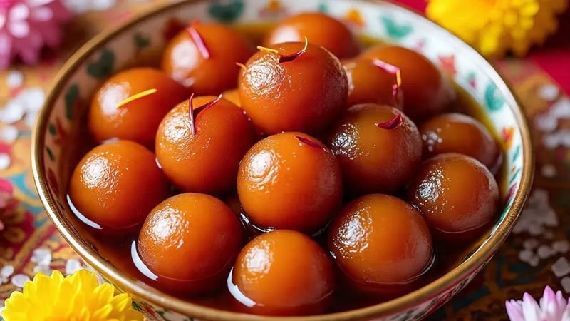 Gulab Jamun (2 pcs) (Sample) — Healthy Food
