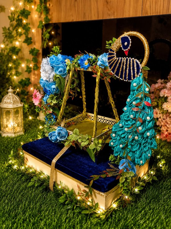 Krishna Ji Peacock Jhula — Tara Creations
