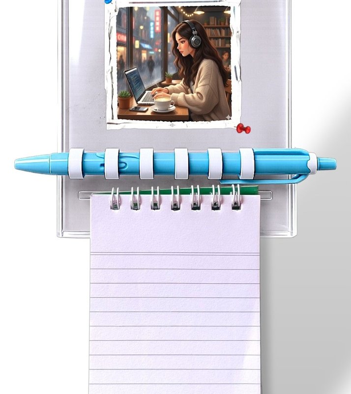 Desk Organizer with Photo Clip & Pen Holder — Dafy Designs