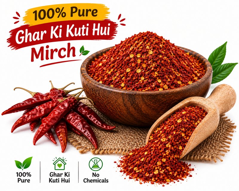 Lal Mirch kuti hui 100gm — Naresh Chand Pansari